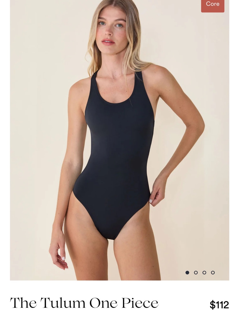Andie Tulum One-Piece Swimsuit - Black
